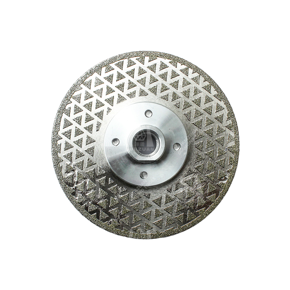 Disque de coupe diamant&eacute; &eacute;lectrolytique pour marbre