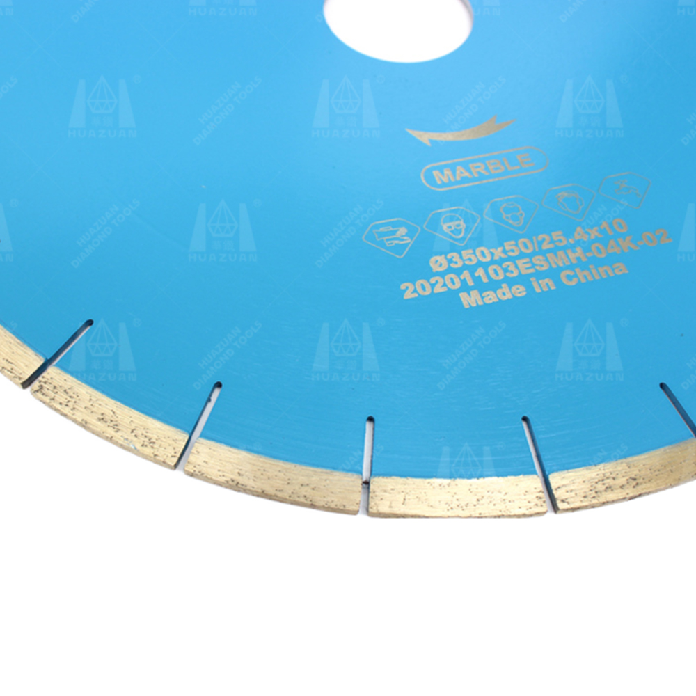 Lame de coupe diamant&eacute;e pour marbre pour machine de d&eacute;coupe manuelle