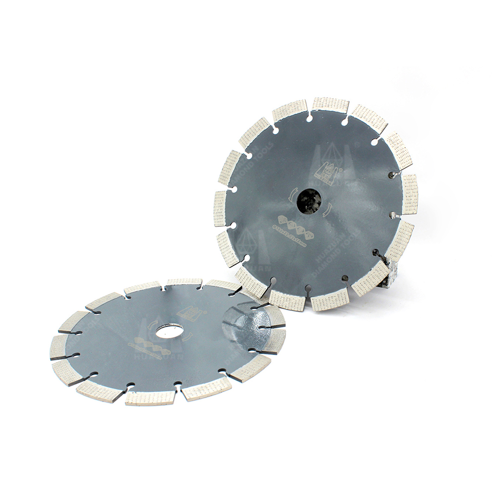 Disque de coupe en b&eacute;ton &agrave; segments de diamant &agrave; motifs pour meuleuse