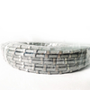 Scie &agrave; fil diamant&eacute; de coupe de granit de perle fritt&eacute;e enduite de plastique