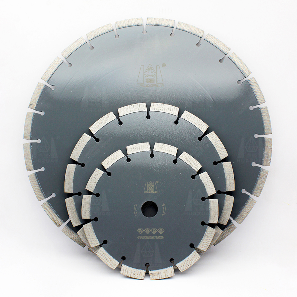 Disque de coupe en b&eacute;ton &agrave; segments de diamant &agrave; motifs pour meuleuse