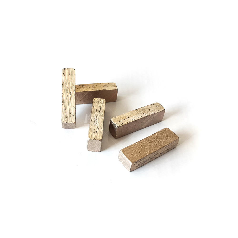 Segments de coupe diamant&eacute;s pour blocs de marbre de pr&eacute;cision