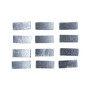 Segments de forets diamant&eacute;s Arix pour b&eacute;ton