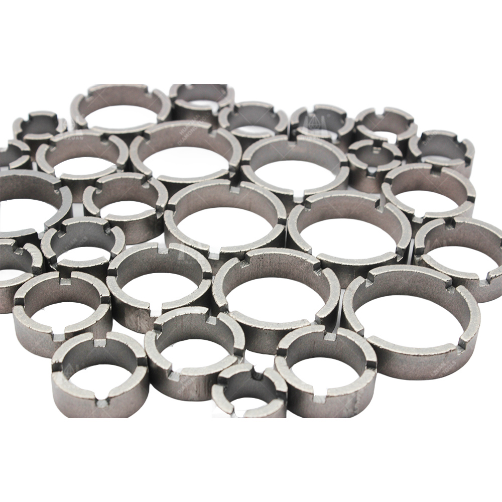 Segment de forage au diamant de type couronne pour b&eacute;ton arm&eacute;