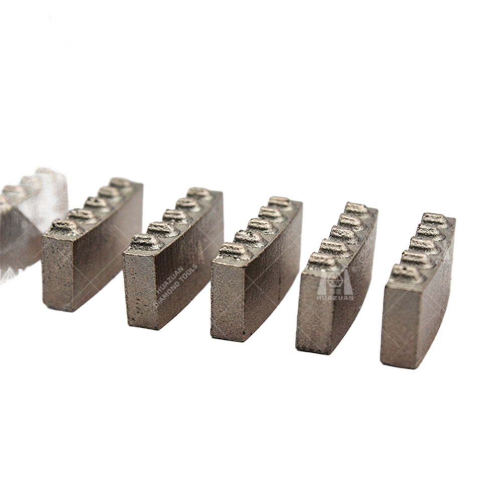 Segment diamant&eacute; &agrave; pointe de point pour le carottage du b&eacute;ton arm&eacute;