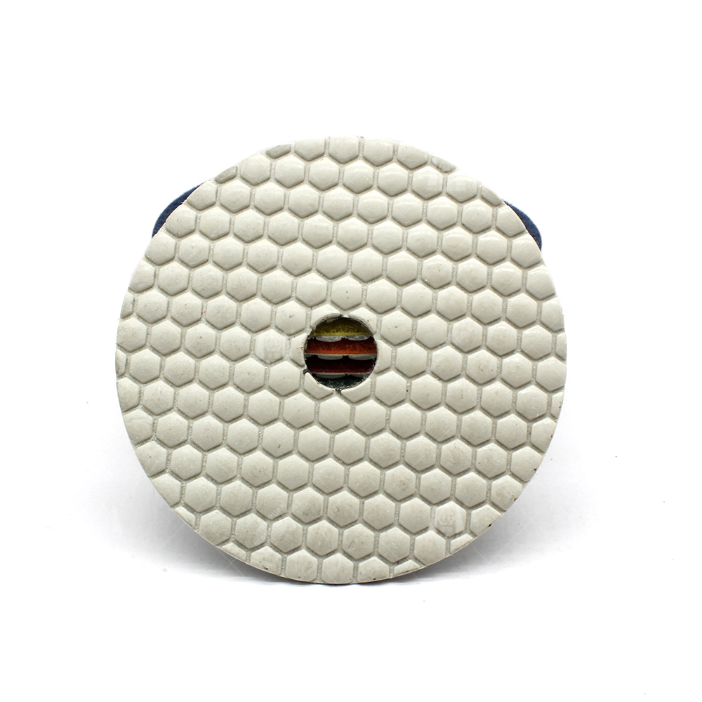 Tampons diamant&eacute;s flexibles hexagonaux pour divers brillants de pierre