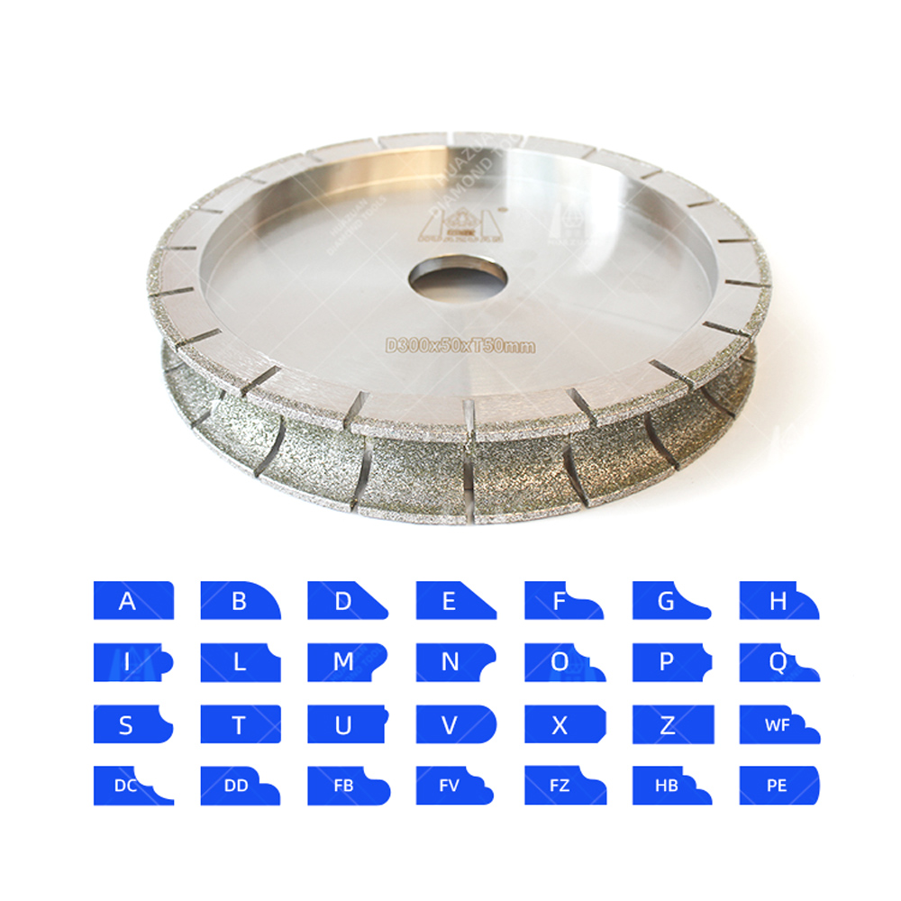Disque de fa&ccedil;onnage diamant&eacute; &eacute;lectrolytique pour marbre