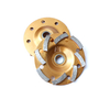 Meule diamant&eacute;e Turbo en spirale pour un polissage sup&eacute;rieur du b&eacute;ton