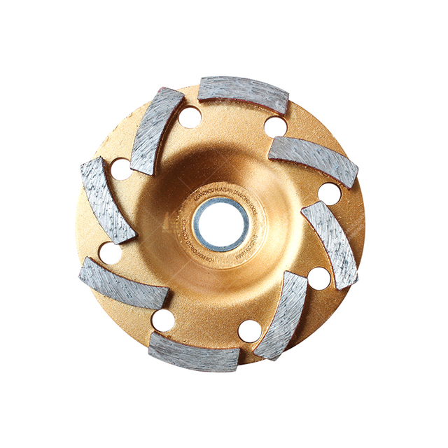 Meule diamant&eacute;e Turbo en spirale pour un polissage sup&eacute;rieur du b&eacute;ton