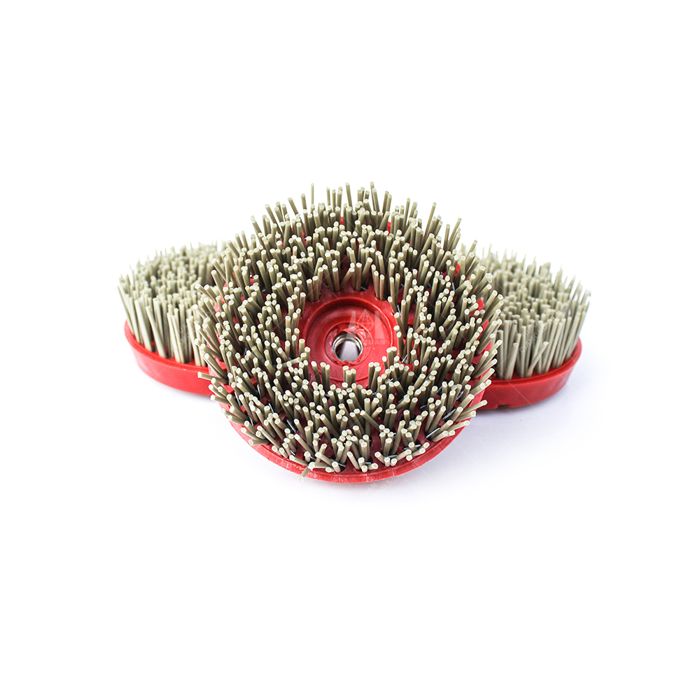 Brosses rondes diamant&eacute;es pour le polissage de la pierre
