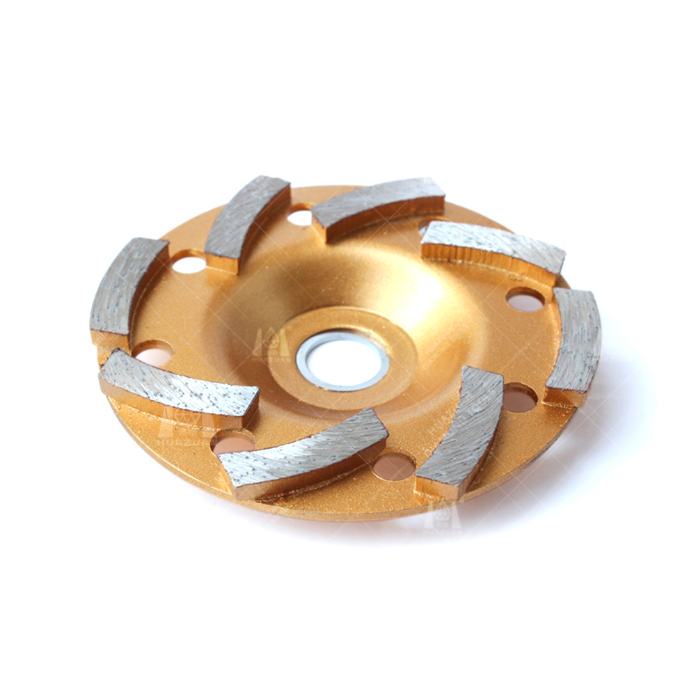 Meule diamant&eacute;e Turbo en spirale pour un polissage sup&eacute;rieur du b&eacute;ton