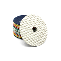 Tampons diamant&eacute;s flexibles hexagonaux pour divers brillants de pierre