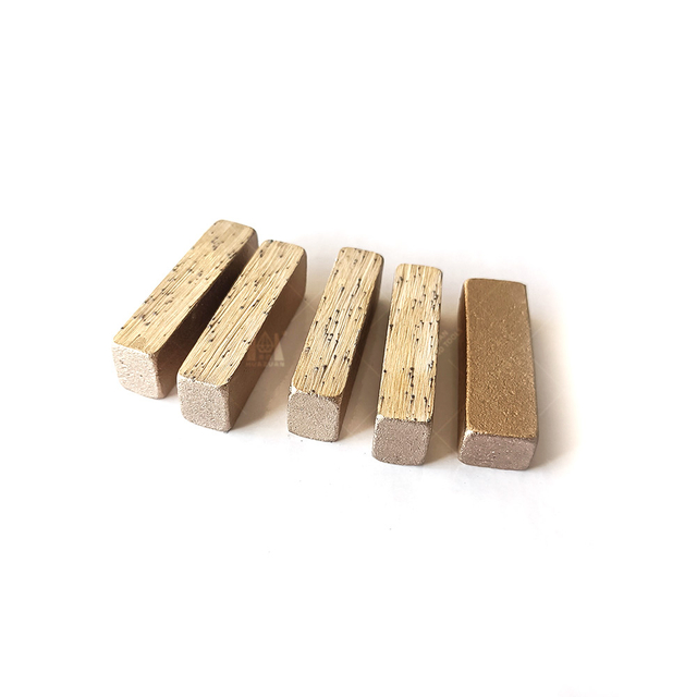 Segments de coupe diamant&eacute;s pour blocs de marbre de pr&eacute;cision