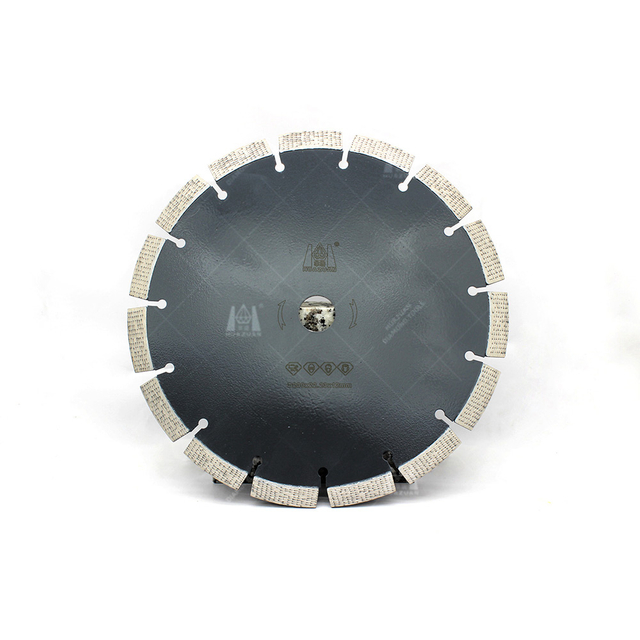Disque de coupe en b&eacute;ton &agrave; segments de diamant &agrave; motifs pour meuleuse