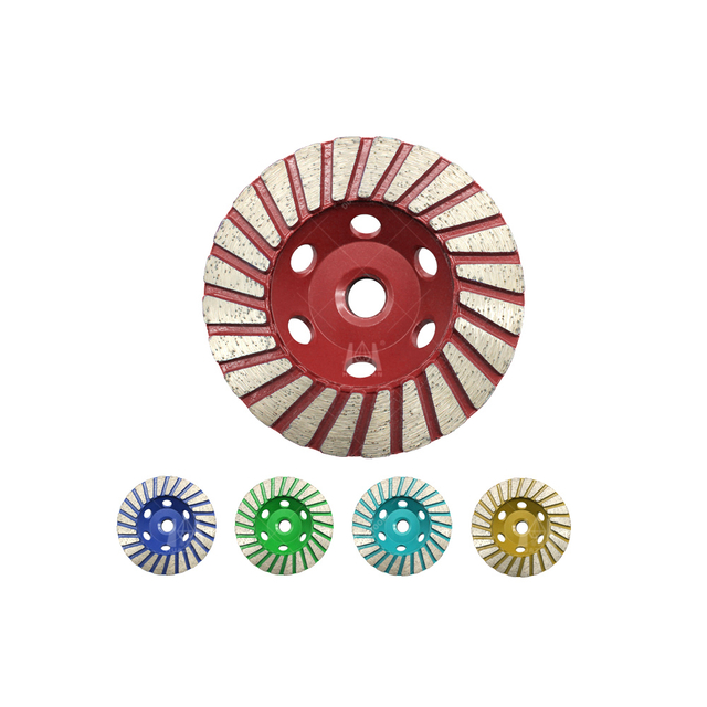 Disque de meulage &agrave; rang&eacute;e Turbo pour meuleuse d'angle, polissage du b&eacute;ton 