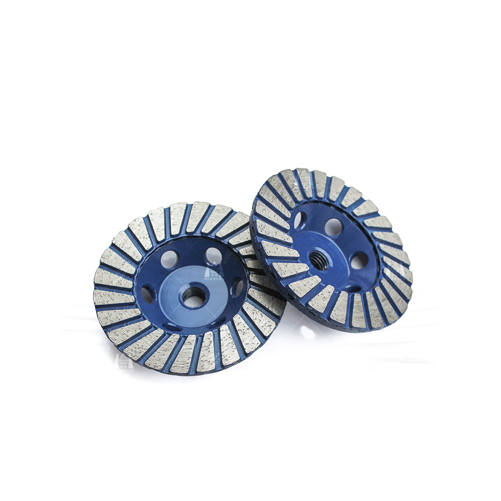 Disque de meulage &agrave; rang&eacute;e Turbo pour meuleuse d'angle, polissage du b&eacute;ton 