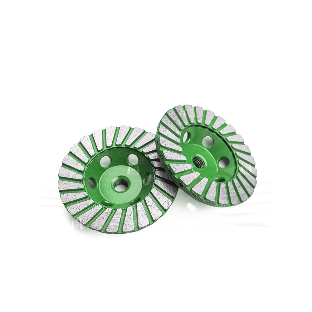 Disque de meulage &agrave; rang&eacute;e Turbo pour meuleuse d'angle, polissage du b&eacute;ton 