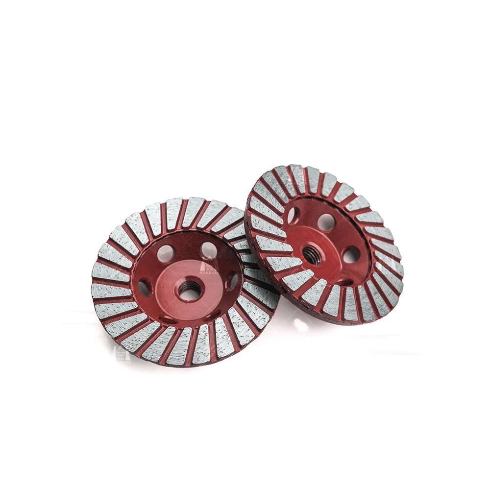 Disque de meulage &agrave; rang&eacute;e Turbo pour meuleuse d'angle, polissage du b&eacute;ton 