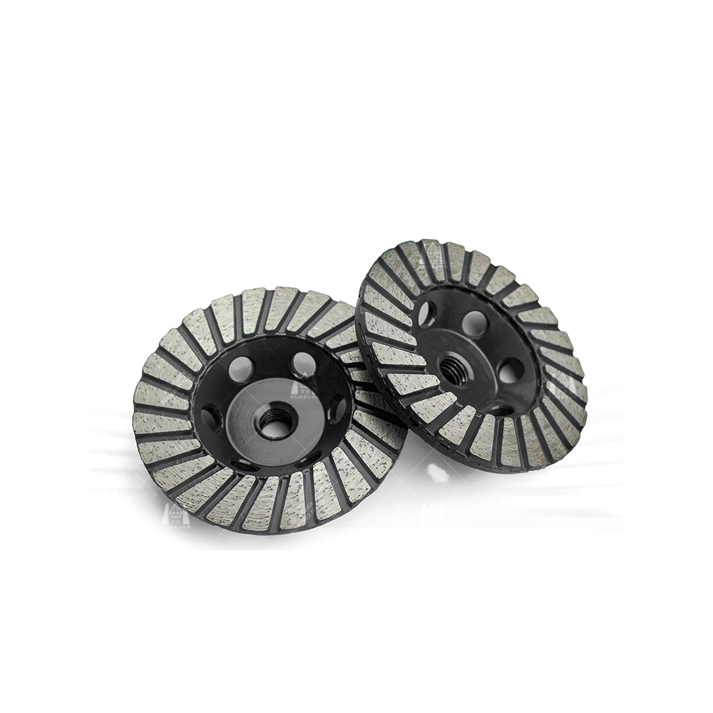 Disque de meulage &agrave; rang&eacute;e Turbo pour meuleuse d'angle, polissage du b&eacute;ton 