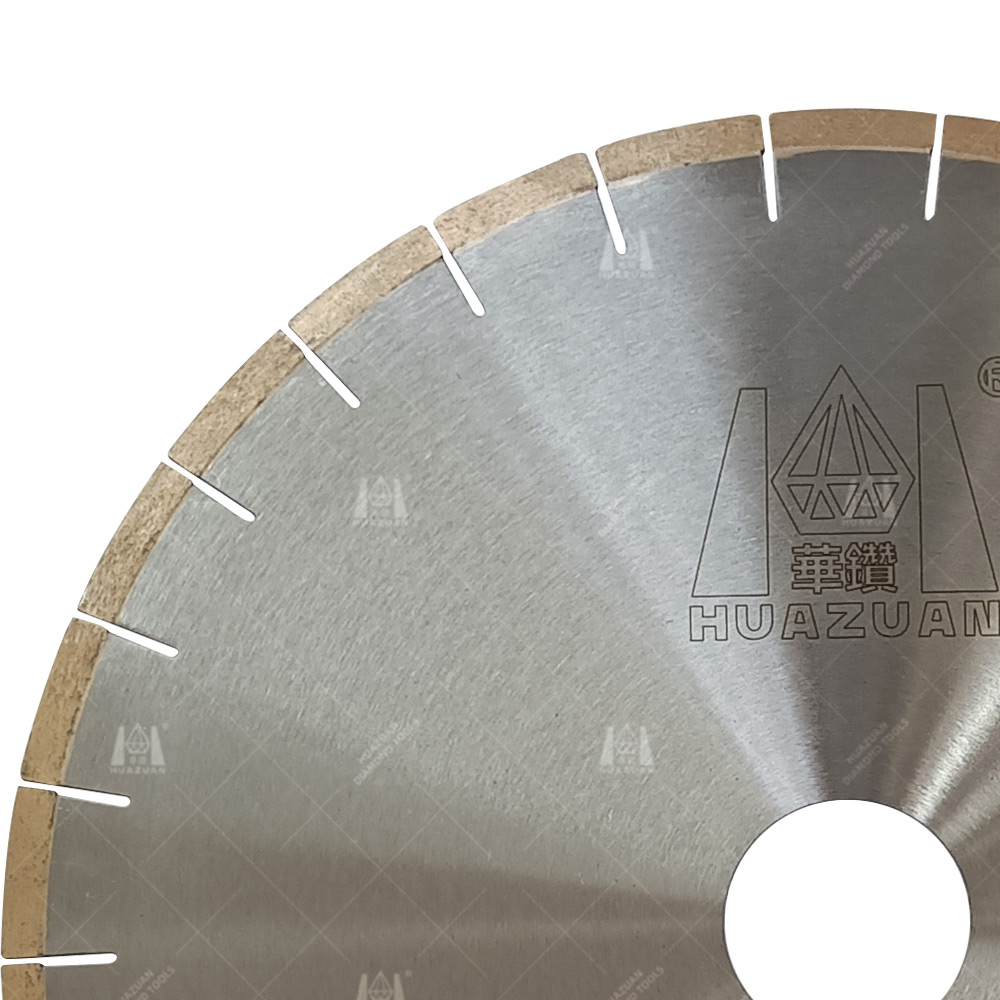 Lame de scie diamant&eacute;e pour coupe de marbre pour machine &agrave; scie &agrave; pont