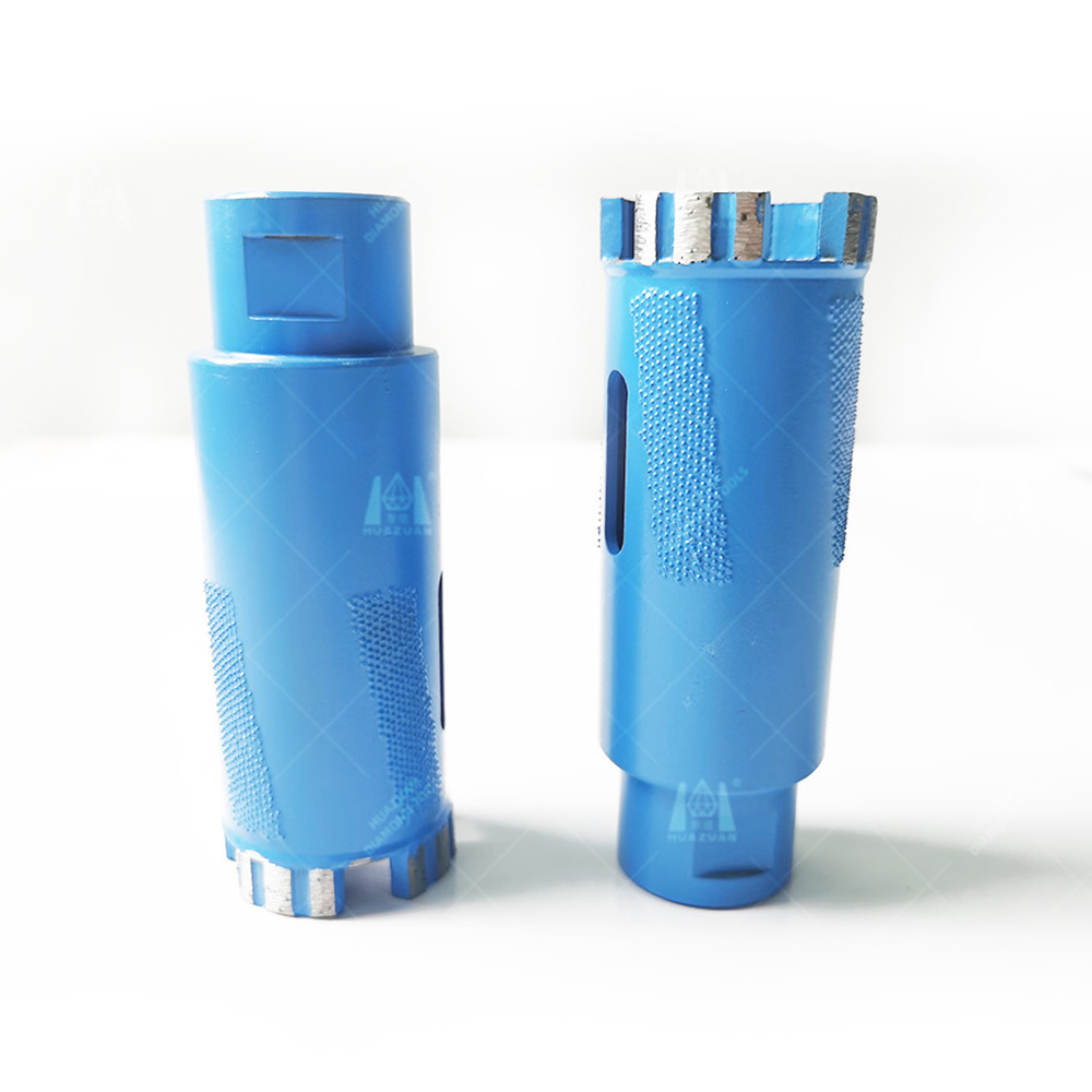 Foret &agrave; noyau durable pour granit avec segments turbo et protection bras&eacute;e sous vide