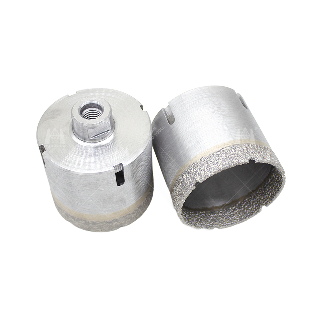 Foret &agrave; noyau de diamant bras&eacute; sous vide M14 pour marbre
